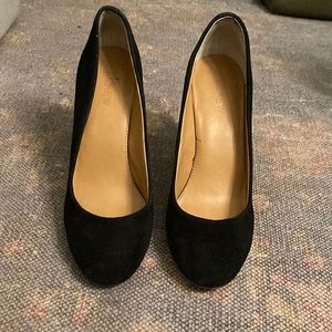 J.Crew Black Suede Pumps Size 8.5